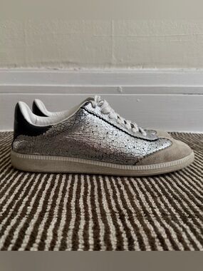 Isabel Marant Silver Bryce Sneakers Low-Top